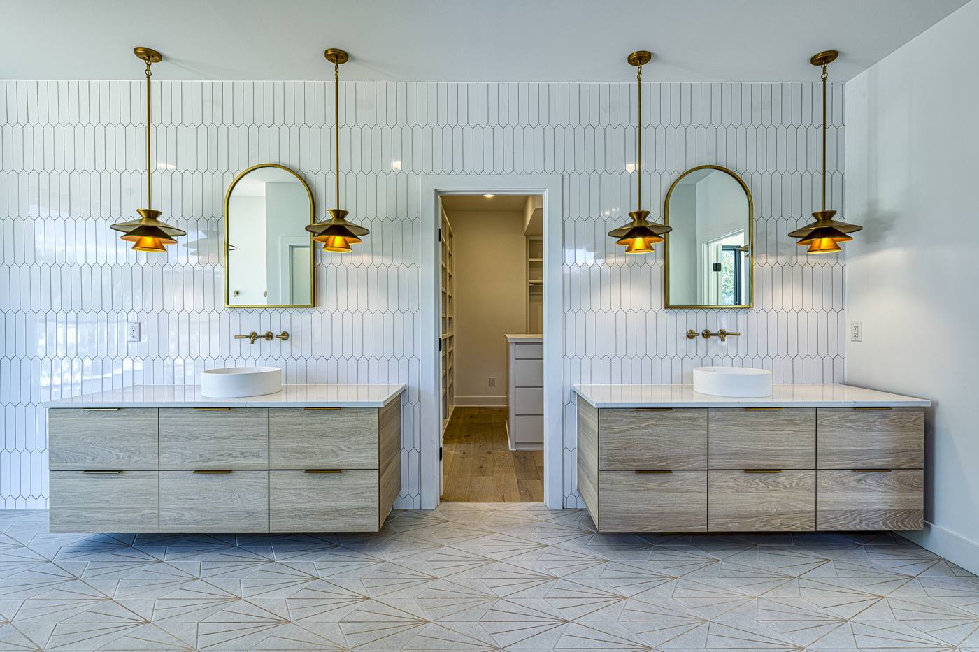 Lot 9 Bella Terra Master Bathroom photograph by Shail Construction in Raleigh NC