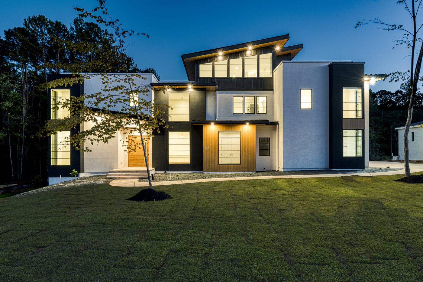 Lot 9 Bella Terra Outdoor · Front Pictures photograph by Shail Construction in Raleigh NC