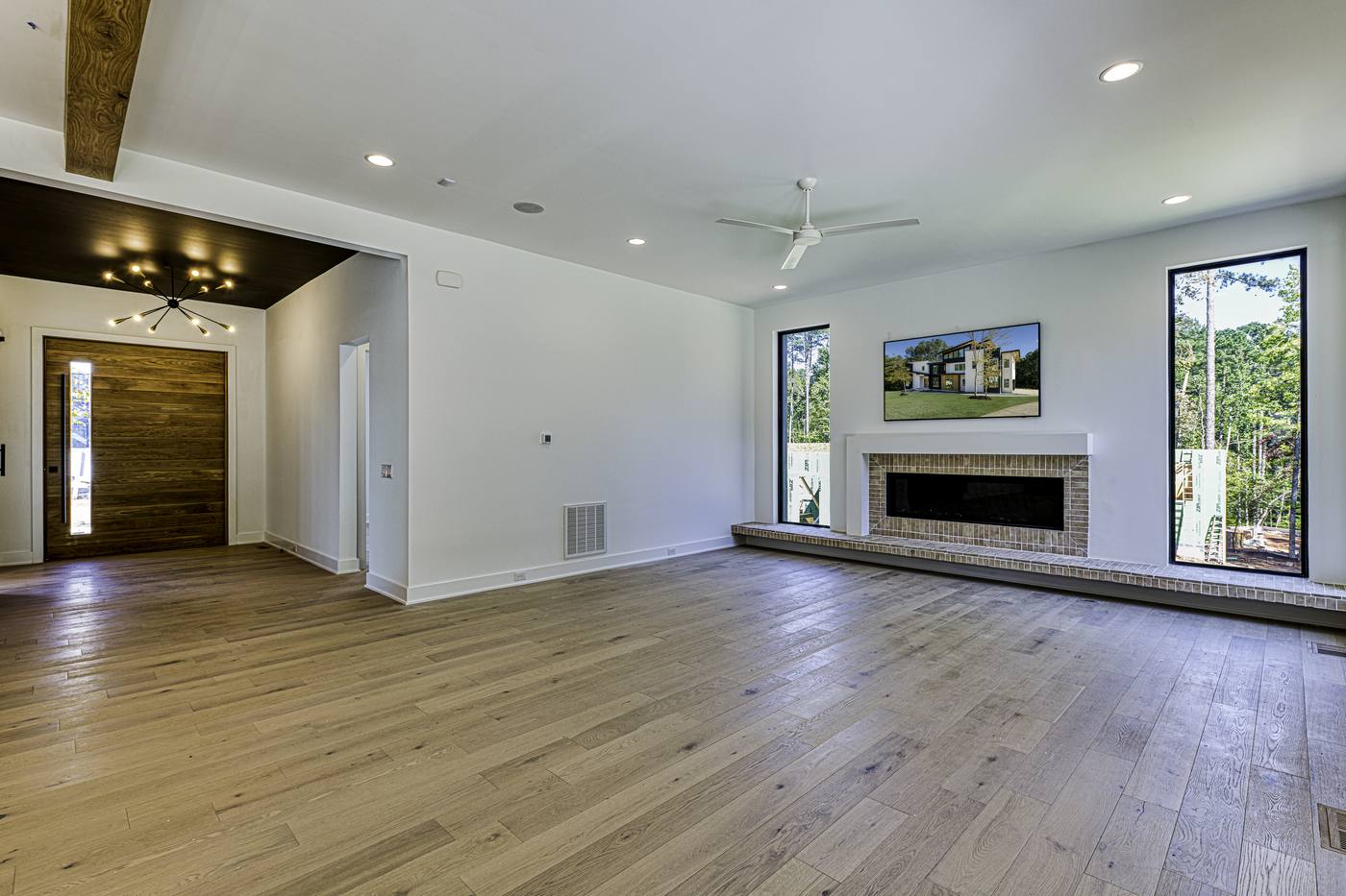 Lot 9 Bella Terra Living Room photograph by Shail Construction in Raleigh NC